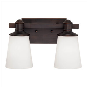 Millennium Lighting 2162-RBZ Cimmaron Two Light Vanity Rubbed Bronze finish