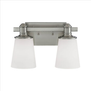 Millennium Lighting 2162-SN Cimmaron Two Light Vanity Satin Nickel finish