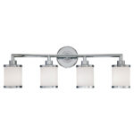 Millennium Lighting 224-CH Four Light Vanity  Chrome finish