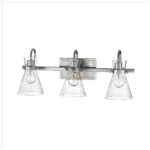 Millennium Lighting 2333-BN Layton Three Light Vanity Brushed Nickel finish