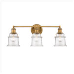 Millennium Lighting 2343-HBZ Three Light Vanity Heirloom Bronze finish
