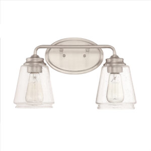 Millennium Lighting 2462-BN Great Bridge Two Light Vanity Brushed Nickel finish