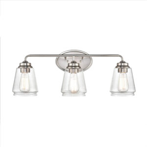 Millennium Lighting 2463-BN Great Bridge Three Light Vanity Brushed Nickel finish