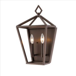 Millennium Lighting 2572-RBZ Two Light Sconce Rubbed Bronze finish