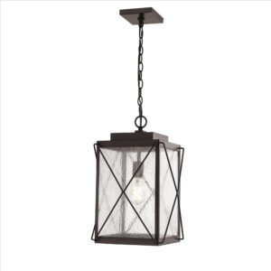 Millennium Lighting 2615-PBZ Robinson One Light Outdoor Mini Pendant Powder Coated Bronze finish
