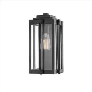 Millennium Lighting 2631-PBK Oakland One Light Outdoor Wall Sconce Powder Coated Black finish