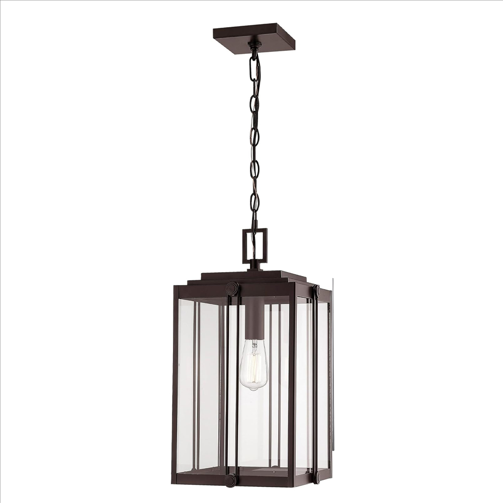 Millennium Lighting 2635-PBZ Oakland One Light Outdoor Mini Pendant Powder Coated Bronze finish