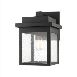 Millennium Lighting 2663-PBK Belle Chasse One Light Outdoor Wall Sconce Powder Coated Black finish