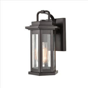Millennium Lighting 2681-PBZ Ellis One Light Outdoor Wall Sconce Powder Coated Bronze finish