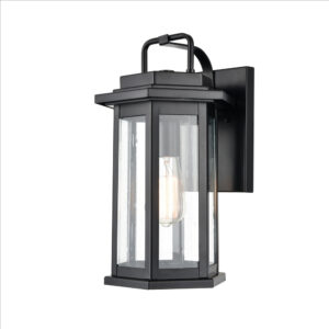 Millennium Lighting 2683-PBK Ellis One Light Outdoor Wall Sconce Powder Coated Black finish