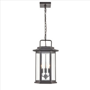 Millennium Lighting 2687-PBZ Ellis Three Light Outdoor Pendant Powder Coated Bronze finish
