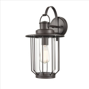 Millennium Lighting 2693-PBZ Belvoir One Light Outdoor Wall Sconce Powder Coated Black finish