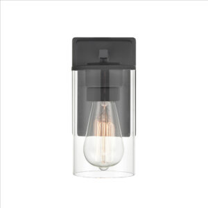 Millennium Lighting 2701-MB Verlana One Light Wall Sconce Matte Black finish