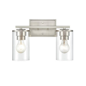Millennium Lighting 2702-BN Verlana Two Light Wall Sconce Brushed Nickel finish