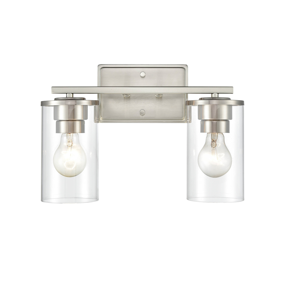 Millennium Lighting 2702-BN Verlana Two Light Wall Sconce Brushed Nickel finish