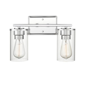 Millennium Lighting 2702-CH Verlana Two Light Wall Sconce Chrome finish