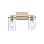 Millennium Lighting 2702-MG Verlana Two Light Wall Sconce Modern Gold finish