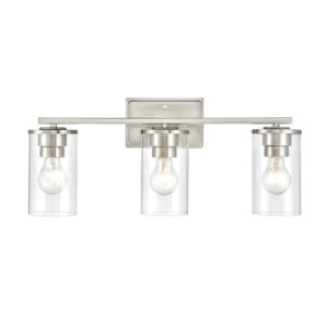Millennium Lighting 2703-BN Verlana Three Light Wall Sconce Brushed Nickel finish