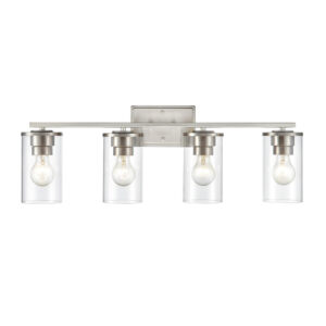 Millennium Lighting 2704-BN Verlana Three Light Wall Sconce Brushed Nickel finish