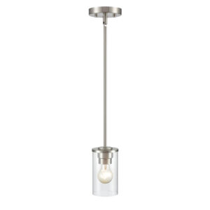 Millennium Lighting 2711-BN Verlana One Light Mini Pendant Brushed Nickel Finish