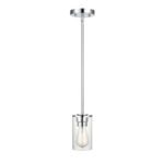 Millennium Lighting 2711-CH Verlana One Light Mini Pendant Chrome finish