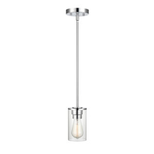 Millennium Lighting 2711-CH Verlana One Light Mini Pendant Chrome finish