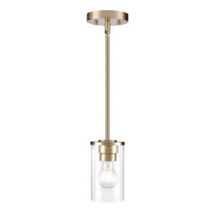 Millennium Lighting 2711-MG Verlana One Light Mini Pendant Modern Gold finish