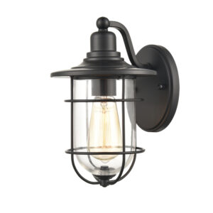 Millennium Lighting 2911-PBK One Light Outdoor Sconce Powder Coated Black finish