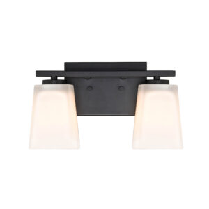 Millennium Lighting 292-MB Two Light Vanity Matte Black finish