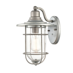 Millennium Lighting 2921-GA One Light Outdoor Sconce Galvanized finish