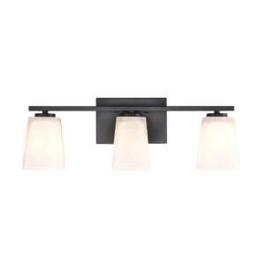 Millennium Lighting 293-MB Three Light Vanity Matte Black finish