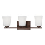 Millennium Lighting 293-RBZ Three Light Vanity Rubbed Bronze finish