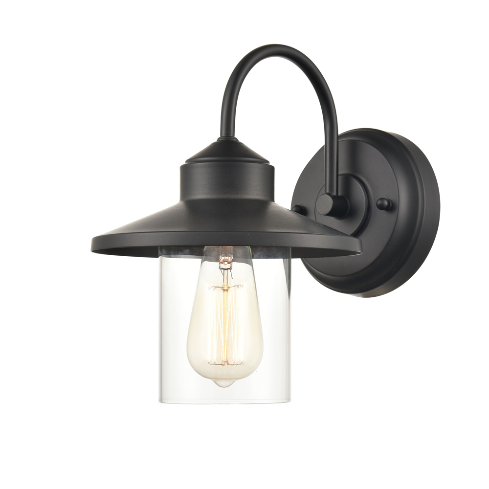 Millennium Lighting 2941-PBK One Light Outdoor Wall Sconce Powder Coated Black finish