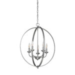 Millennium Lighting 3035-BPW Five Light Pendant Brushed Pewter finish