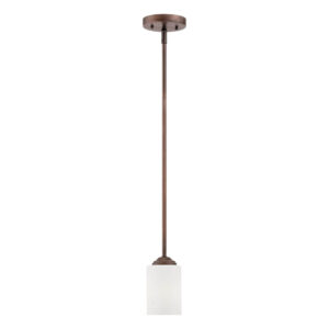 Millennium Lighting 3051-RBZ Lansing One Light Mini Pendant Rubbed Bronze finish