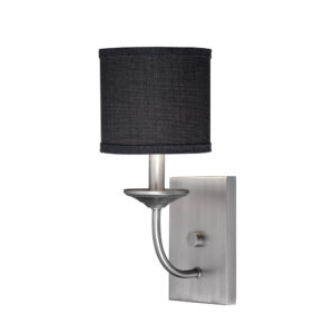 Millennium Lighting 3111-BPW Jackson One Light Sconce Brushed Pewter finish