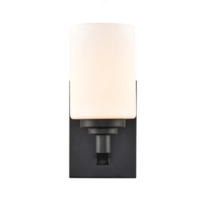 Millennium Lighting 3181-MB Durham One LIght Vanity Matte Black finish