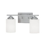 Millennium Lighting 3182-SN Durham Two Light Vanity Satin Nickel finish