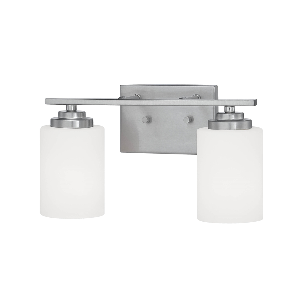 Millennium Lighting 3182-SN Durham Two Light Vanity Satin Nickel finish
