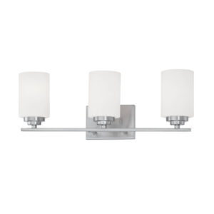 Millennium Lighting 3183-SN Durham Three Light Vanity Satin Nickel finish
