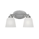 Millennium Lighting 3222-BPW Franklin Two Light Vanity Brushed Pewter finish