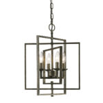 Millennium Lighting 3230-AS Nellis Four Light Folding Pendant Antique Silver finish