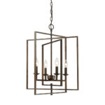 Millennium Lighting 3231-RBZ Nellis Four Light Folding Pendant Rubbed Bronze finish