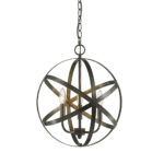 Millennium Lighting 3235-AS Three Light Lantern Antique Silver finish