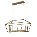 Millennium Lighting 3245-VG Five Light Island Vintage Gold finish