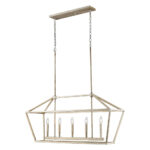 Millennium Lighting 3245-VW Five Light Island Vintage White finish