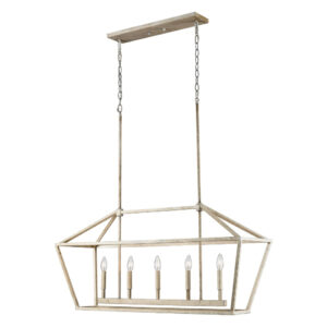 Millennium Lighting 3245-VW Five Light Island Vintage White finish