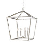 Millennium Lighting 3254-SN Four Light Lantern Satin Nickel finish