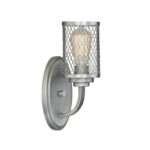 Millennium Lighting 3271-BPW Akron One Light Sconce Brushed Pewter finish