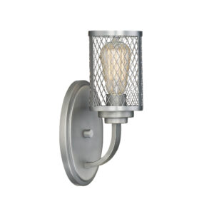 Millennium Lighting 3271-BPW Akron One Light Sconce Brushed Pewter finish